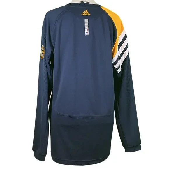 Adidas Indiana Pacers Long Sleeve Navy Jersey Size XL 18/20 - Picture 4 of 5